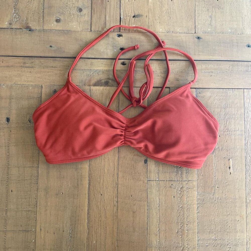 Rust Orange Aerie Bikini Top